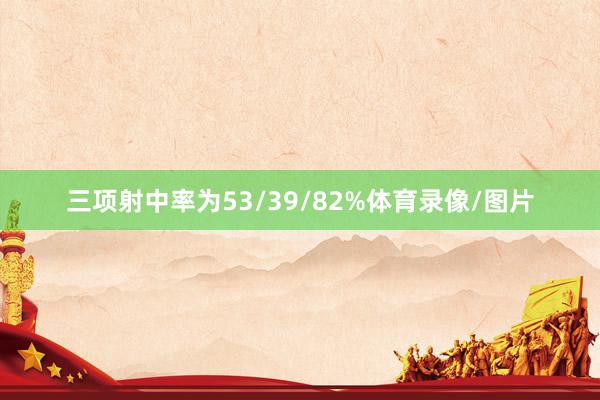 三项射中率为53/39/82%体育录像/图片