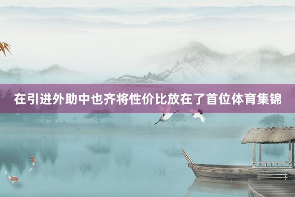 在引进外助中也齐将性价比放在了首位体育集锦